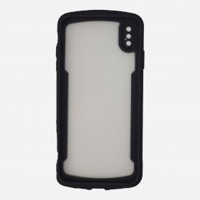 Cover Transparente con Bordes de Color