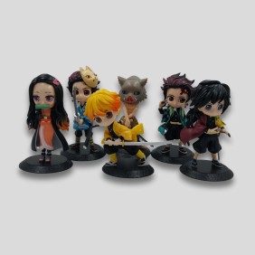 Set Figura Demon 6 Piezas 14cm