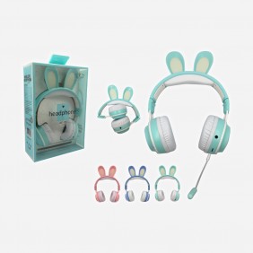 Audifono Diadema TWS Conejito KE-01