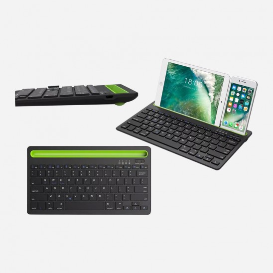 Teclado Inalámbrico Recargable Bluetooth para Tablet Laptop Celular -  Promart