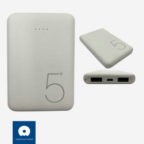 Bateria Power Bank 5000 mAh Mini WUW