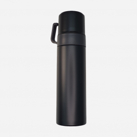 Botella Termo Con Doble Taza 600ml