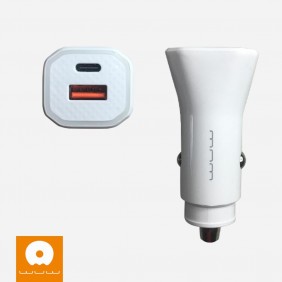 Set Cargador Carro USB / Tipo C y Cable Tipo C WUW