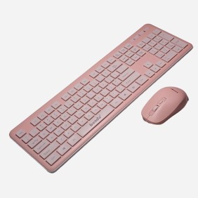 Set Teclado Y Mouse Inalámbrico C400 Banda