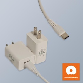 Set Cubo USB y Cable Tipo C 3.5A T66 WUW