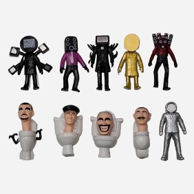 Set Munecos Skibidi Toilet 10PCS