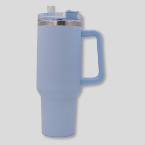 Taza Tumbler Celeste Pastel 40 Oz