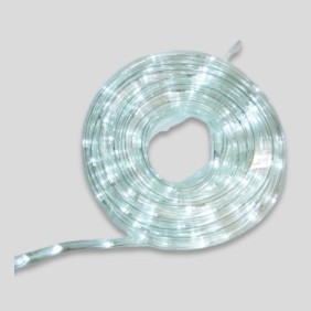 Rollo Manguera Focos Blanco 10 Metros