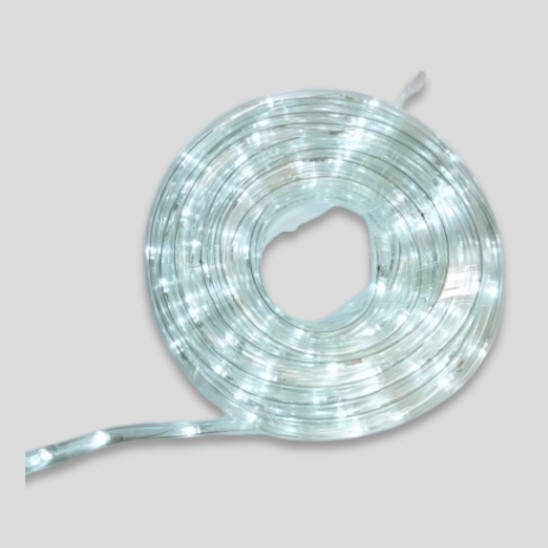 Rollo Manguera Focos Blanco 10 Metros