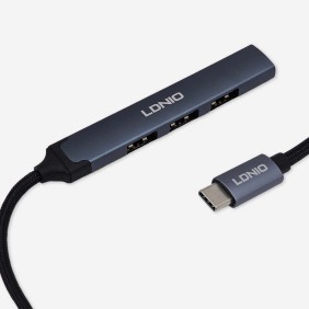 Adaptador Hub Tipo C A 4 USB A