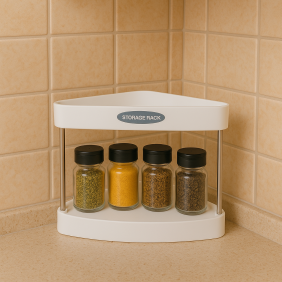 Organizador De Cocina Esquina 2 Niveles 20*26.5*25cm