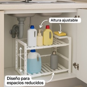 Organizador Debajo Fregadero 2 Niveles