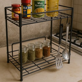 Organizador De Cocina 2 Niveles 34x15x40 cm