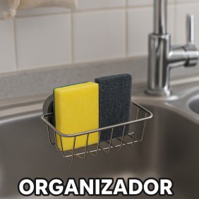 Organizador Metal Para Esponja 