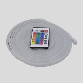 Tira Neon RGB Con Control 5 Metros 110V