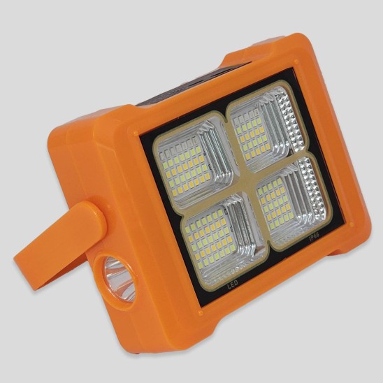 Lampara Solar De Emergencia 4 Focos 15cm