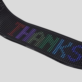 Rotulo Flexible RGB LCD Con App 37cm USB