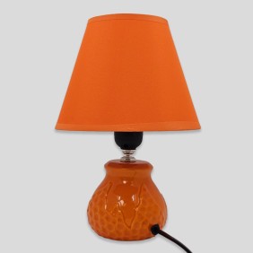 Lampara Mesa Naranja 24cm 110V