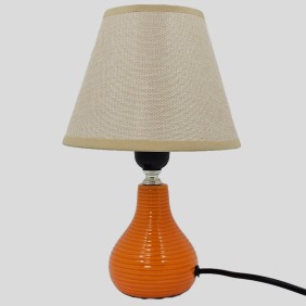 Lampara Mesa Naranja 110V