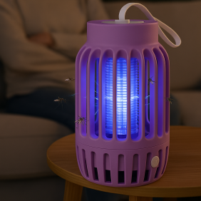 Lampara Para Mosquitos Recargable Tipo C