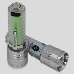 Linterna Mini Iman y Clip Tipo C 12cm 1658