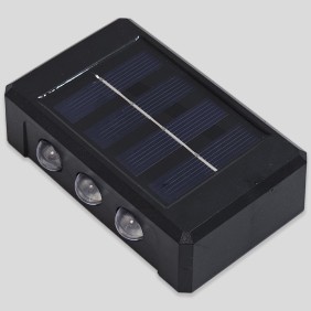 Lampara Solar Exterior Para Pared 6 Focos