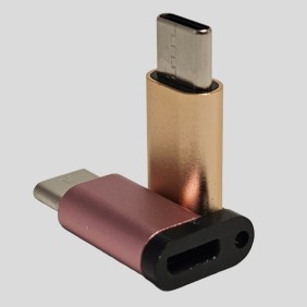 OTG V8 Hembra a Tipo C Macho Llavero Largo