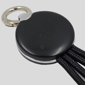 Cable Llavero 3 En 1 USB A Tipo C V8 Lightning