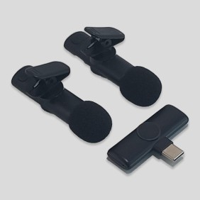 Microfono De Solapa Inalambrico Doble Tipo C K11