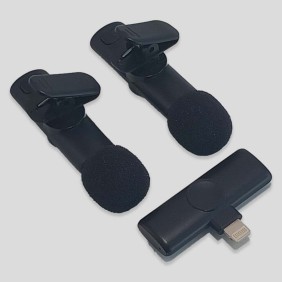 Microfono De Solapa Doble Inalambrico Lightning K11