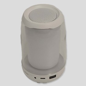 Bocina Bluetooth Cilindro Acrilico RGB 29
