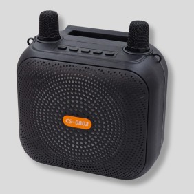 Bocina Bluetooth Karaoke Con 2 Mic CS-0803