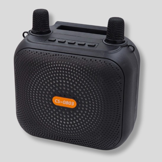 Bocina Bluetooth Karaoke Con 2 Mic CS-0803 Bocina Bluetooth Karaoke Con 2 Mic CS-0803