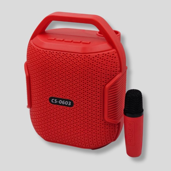 Bocina Bluetooth Karaoke Con 1 Mic CS-0603 Bocina Bluetooth Karaoke Con 1 Mic CS-0603