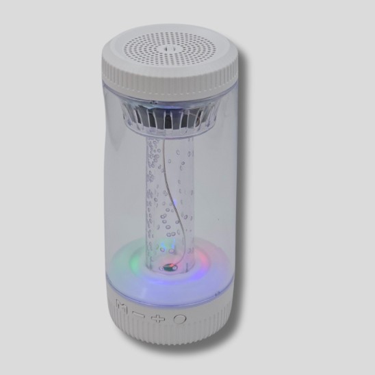 Bocina Bluetooth Cilindro Acrilico RGB Z15 Bocina Bluetooth Cilindro Acrilico RGB Z15