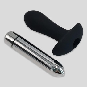 Plug Silicon Liso Con Vibrador