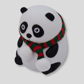 Lampara Mesa Panda Navidad