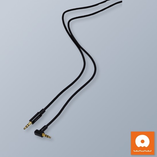 Cable Nylon Auxiliar 90 3.5mm A 3.5mm 1.2M X176 WUW