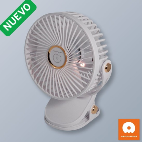 Ventilador Clip 360 Con Luz J15 WUW