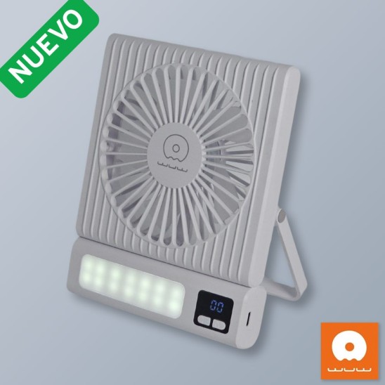 Ventilador Mesa Luz 5 Modos J16 WUW