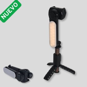 Estabilizador Gimbal 1 Axis Con Luz 15-70cm Q09