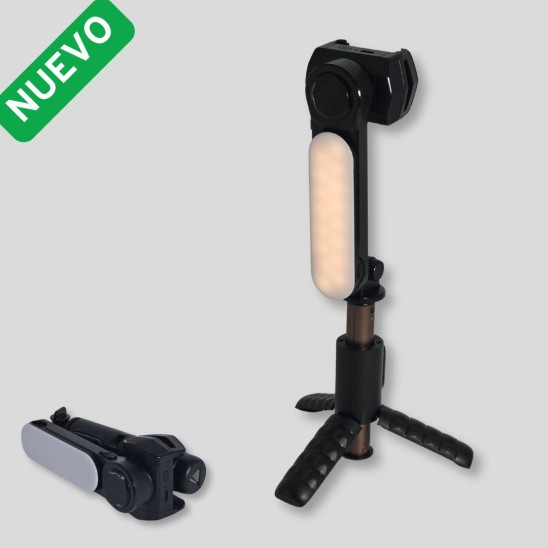 Estabilizador Gimbal 1 Axis Con Luz 15-70cm Q09