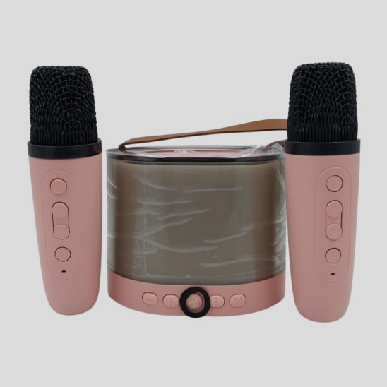 Bocina Bluetooth Karaoke Con 2 MIC K52