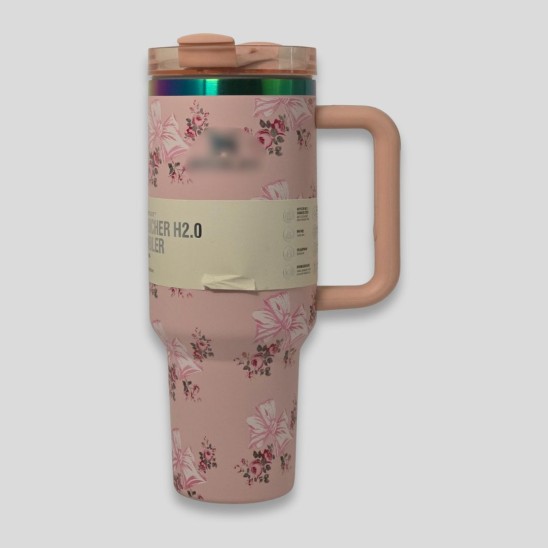 Taza Termo Quencher 40oz Flor Rosado