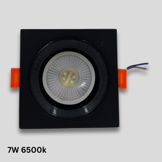 Lampara Empotrable Ajustable Cuadrado 7W 6500K