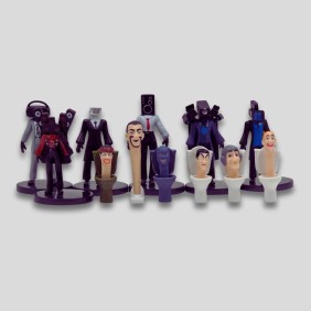 Set Figuras Toilet 10cm 12PCS