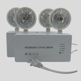 Lampara Emergencia 2 Focos 2pcs