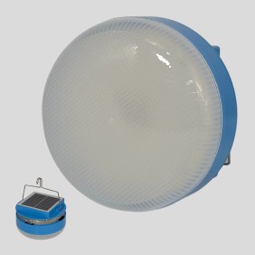 Lampara Acampar Solar 8 Modos Y Tira LED RGB