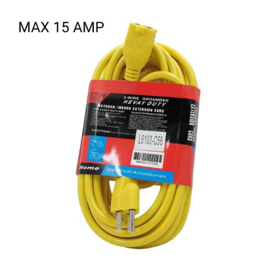 Extension Heavy Duty 15 Amperios 100 Pies